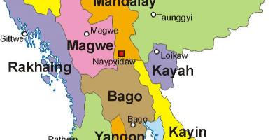 Мьянмар газрын зураг