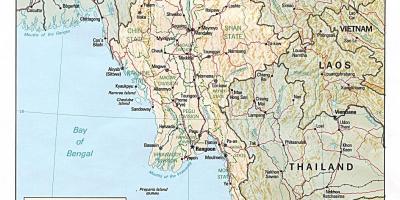 Офлайн Мьянмар газрын зураг